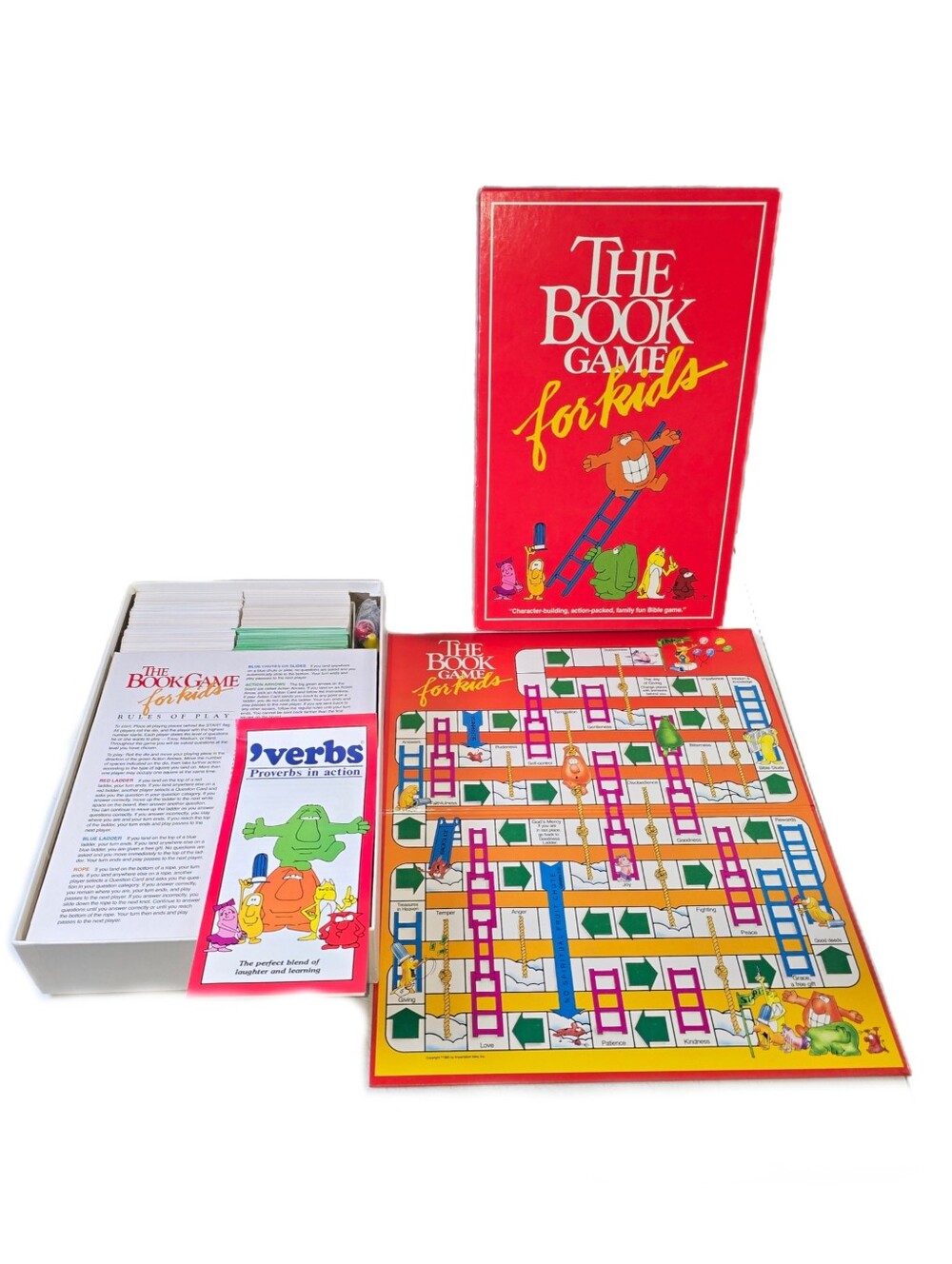 Vintage 1985 The Book Game For Kids - Bible Trivia Game 100% Complete EUC